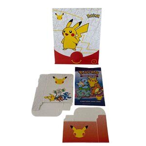 Nintendo Pokemon 25th McDonald Pikachu Set 1 WHITE Promo  Booster Pack SEALED